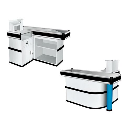 Buy China Wholesale Supermarket Simple Design Checkout Counter With ...