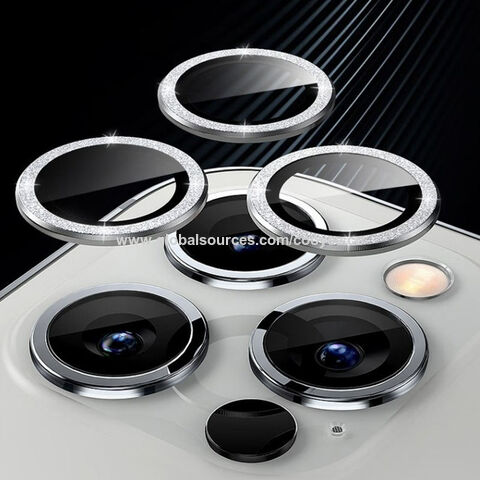 Wholesale Aluminium Alloy Rear Camera Lens Frame Protector for iPhone 12  Mini - Blue from China