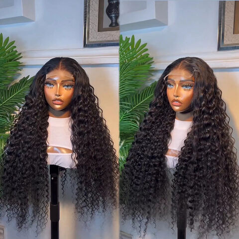13X4 Loose Deep Wave Lace Front Wigs Brazilian Human Hair Pre Plucked 150%  Density HD Transparent Lace Frontal Human Hair Wigs - China Wigs and Human  Hair Wigs price