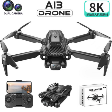 Drones avec caméra pour adultes 4k, drone d'évitement d'obstacles