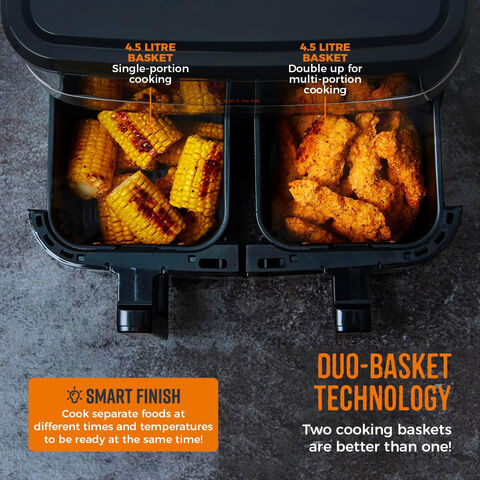 Buy Wholesale China Care Free Double Basket Air Fryer Air Fryer 9l-eap &  Double Baskets Air Fryer at USD 25