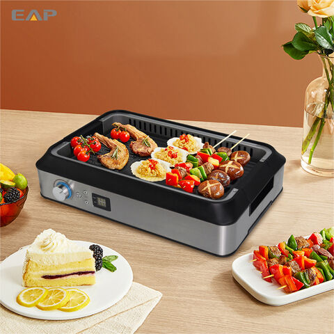 Compre Parrilla Eléctrica Eap 2 En 1 Para Interior Bbq, Parrilla