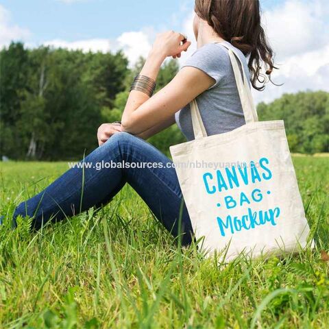 Wholesale White Blank Sublimation 100% Polyester Canvas Shopping Tote  Sublimation Tote Bags Sublimation Canvas Tote Bags - China Canvas Bag and Tote  Bag price