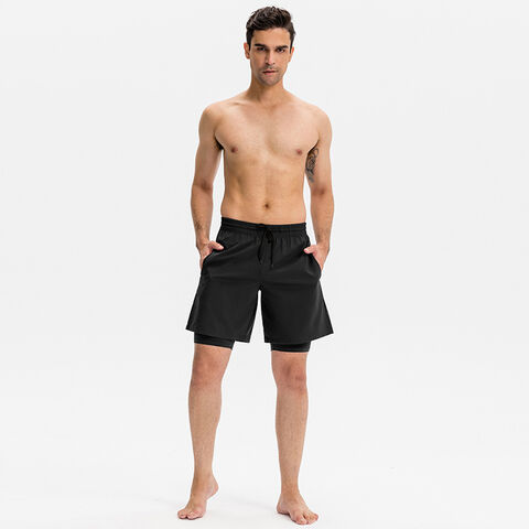 Comprar Moda hombres deporte playa pantalones cortos pantalones culturismo  fitness basculador casual gimnasios corto tamaño grande