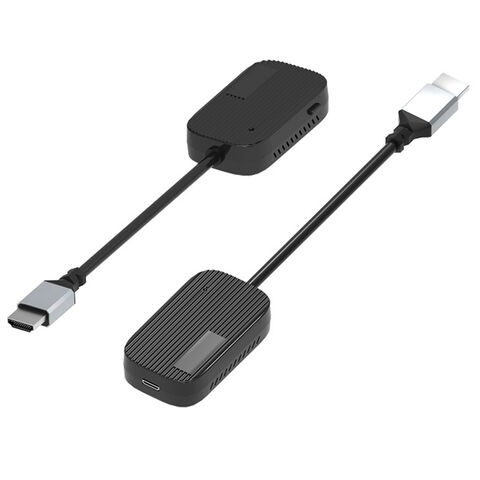  Adaptador de pantalla inalámbrico - Adaptador de pantalla HDMI  inalámbrico de 1080p, transmisor HDMI inalámbrico, extensor HDMI inalámbrico,  Plug and Play, para laptop, PC, smartphone a monitor de : Electrónica