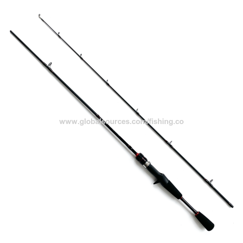 Buy Wholesale China Fishing Tackle Cabon Casting Rods 6'6 7-12lb 2 Section  & Fishing Rods at USD 8.9