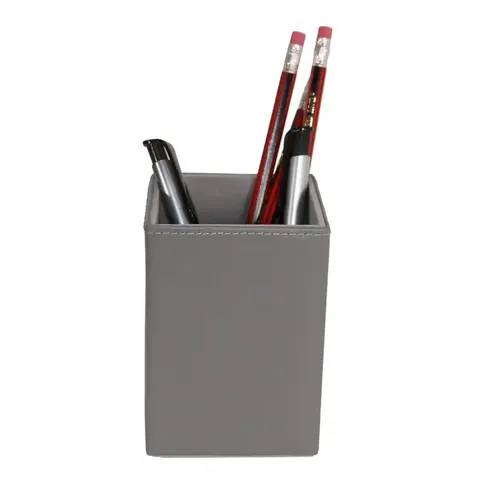 10% off Table Top Pen Holder PU Leather Pencil Case Stand Storage Box Desk  Organizer - China Pen Holder, Pencil Box