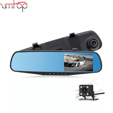 4.3 Inch Dash Camera Car Camera Dvr Vehicle Dual Lens Rearview Mirror Auto  Dashcam Recorder Registrator Dash Cam In Car Full Hd - Dvr/dash Camera -  AliExpress