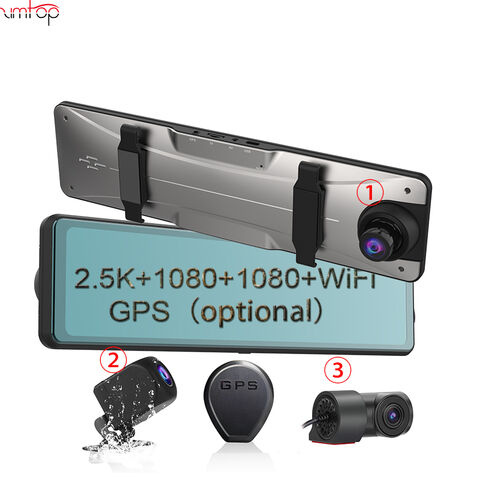 Car DVR Recorder Camera Rearview Mirror Auto DVR Dual Lens Video Dash Cam  with Voice Control - China Dash Cam, Car Video