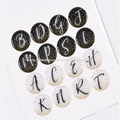 China Black Letter Stickers, Black Letter Stickers Wholesale,  Manufacturers, Price