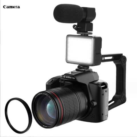 Cámara de video profesional con resolución de 4k y cámara de video  profesional, cámara de video, electrónica, micrófono, lente de la cámara  png