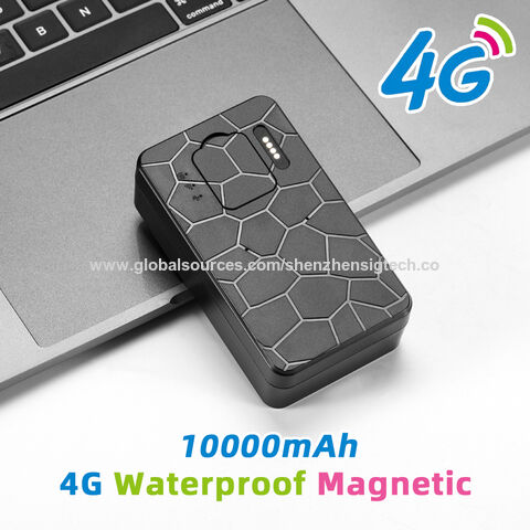 GPS tracking device for car - waterproof with magnet + extra large battery  10000 mAh + voice monitoring