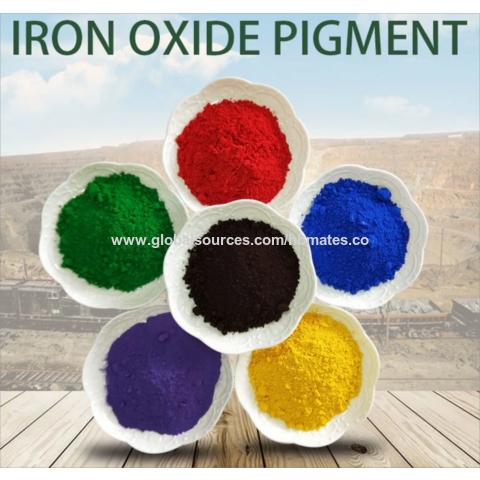 Buy Wholesale Turkey Factory Price Fe2o3 Iron Oxide Red  Powder/black/yellow/green Pigments For Color Concrete & Iron Oxide at USD  400