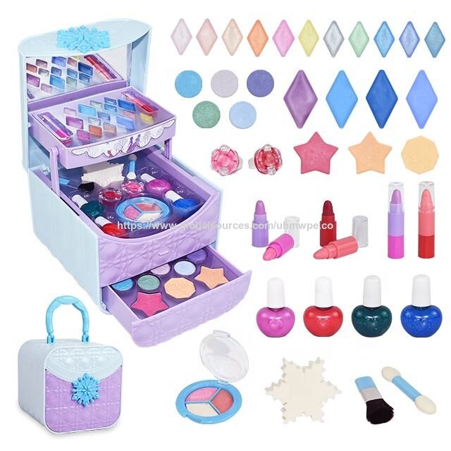 MU Kosmetikspielzeug Nagellack-Sets für Kinder, Etui, Lippenstift, Lipgloss, Private Label, Make-up-Kit, Pinselbox für Mädchen for sale at factory direct price