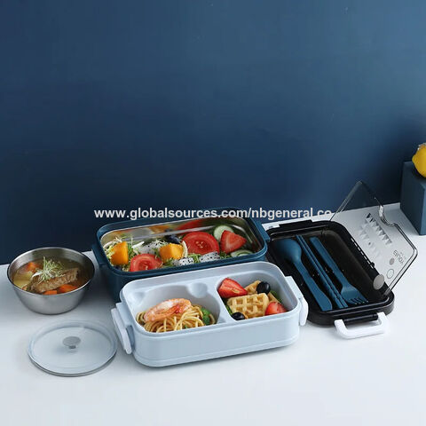 Buy wholesale Lunch Box - Microwave-Safe Leak Proof Stainless