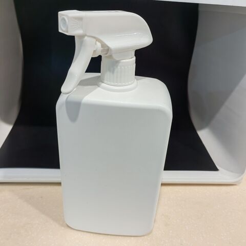 Silver Grey Glass Soap Dispenser - Tall 330ml