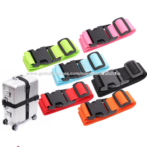 Luggage Strap Belt Travel Rainbow Adjustable Luggage Suitcase Strap With  Coded Lock Belt Strap Suitcase Accessories