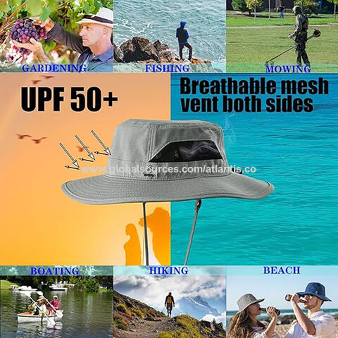Extra Large Lightweight Bucket Sun Hat,Breathable Travel Cooling