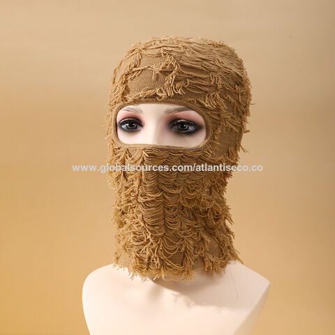 Chapeau Femme - Masque de Ski Hiver Chaud Coupe-Vent Masques