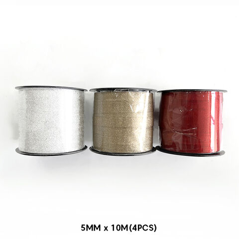 Buy Wholesale China Crimped Curling Ribbon Shiny Metallic Glitter Curling Ribbon  For Balloons Party Festival Gift Wrapping & Gift Wrap Ribbon at USD 0.35