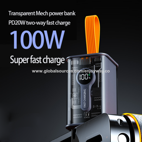 100W Super Fast Charge QC3.0 Pd Power Bank 20000mAh - China Power Bank and  Mobile Power Bank price
