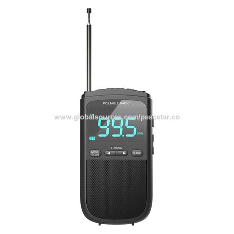 Rechargeable Mini Am/fm Radio With Stereo Earphone. Frequency Range: Am ...