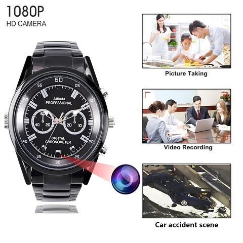 Smart Wrist Watch Camera 1080p at Rs 5639 | Spy Watch in Delhi | ID:  2852204842197