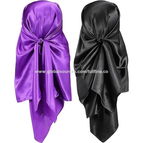 MAGIC COLLECTION - SATIN TRIANGLE SCARF – This Is It Hair World