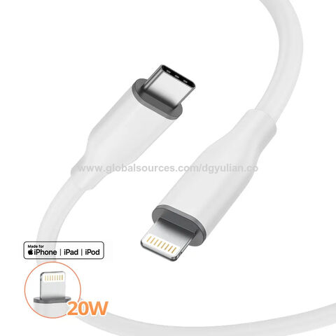 Buy Wholesale China Mfi Certified 1.2m 2m Pd20w Usb-c Type C To Lightning Cable  Usb C Fast Charging Data Cable For Iphone 15 Pro Max Apple Charger & Usb  Lightning Cable at