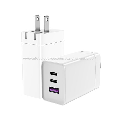 Buy Wholesale China Hot Sell 65w Usb C Charger, 3 Ports Compact Foldable  Fast Wall Charger Block, Usb C Power Adapter For Macbook Pro/air & Gan  Chargers at USD 8