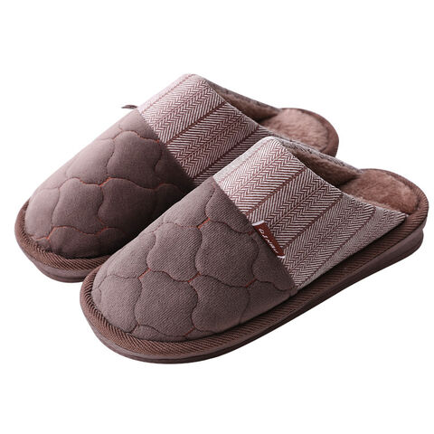 men custom loafers fur slippers