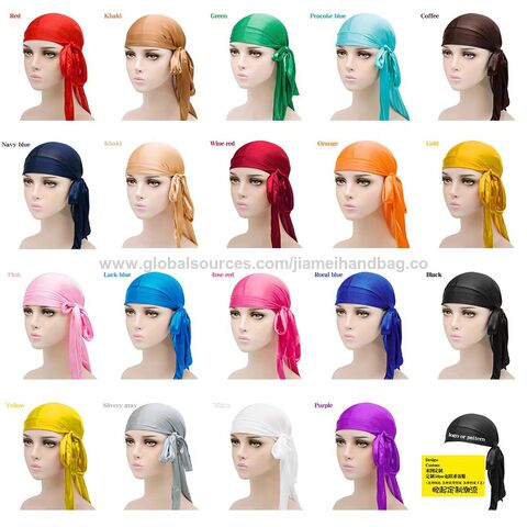 Buy Wholesale China High Quality Color Custom Durags Unisex ...