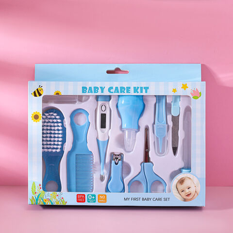 10 PCS - Kit Perawatan Kesehatan Bayi Set Manikur Portabel Gunting Kuku Bayi Gunting Kuku Set Perawatan Bayi Aman untuk Hadiah Balita