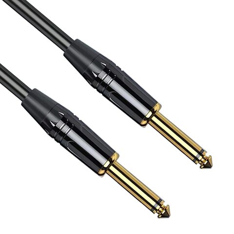 Oem Audio Stereo Cable Jack 6.35 Male To Jack 3.5 Male 1.5 M Black