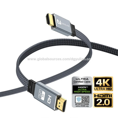HDMI Cable 4K 60Hz HDMI-Compatible Ultra HD 1080P 120Hz 3D High Speed HDMI  2.0 Splitter Cables Adapter For TV Monitor 1M 2M 3M