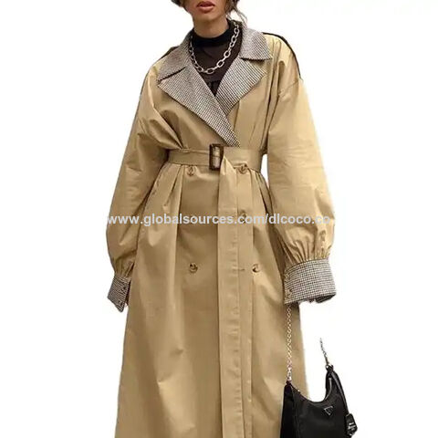 SHEIN LUNE Manteau À Manches Longues En Laine Double Boutonnage Pour Femmes | Mode en ligne SHEIN LUNE Manteau À Manches Longues En Laine Double Boutonnage Pour Femmes | Mode en ligne