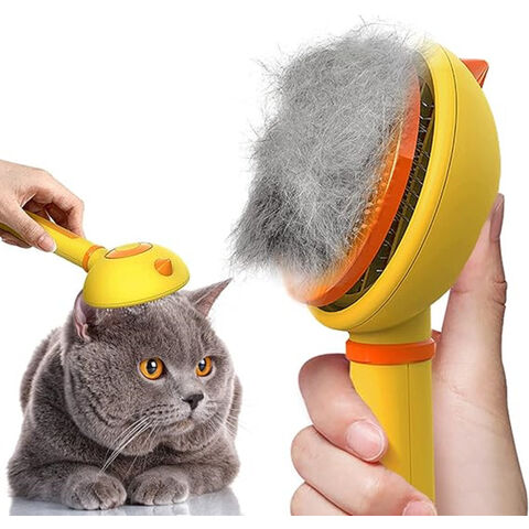 Brosse à vapeur 3 en 1 pour chat, brosse à vapeur autonettoyante Ste-am  pour chat, brosse de toilettage rechargeable pour chat et chien, brosse de