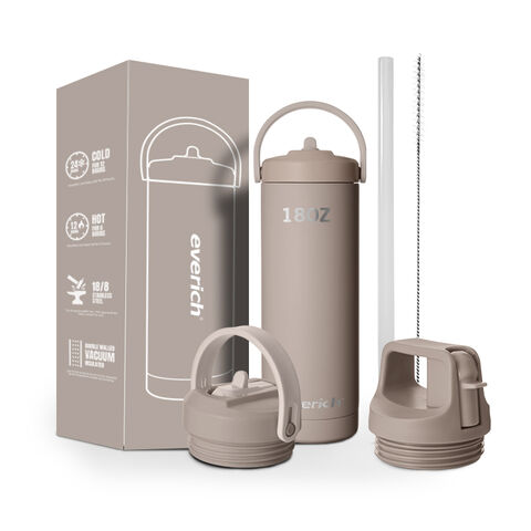 Everich Hot Selling Leak Proof Double Wall Smart Stainless Steel Water ...