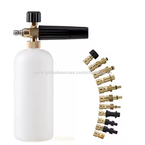 Pressure Snow Foam Washer Jet Car Wash Adjustable Lance Soap Spray Cannon  1/4