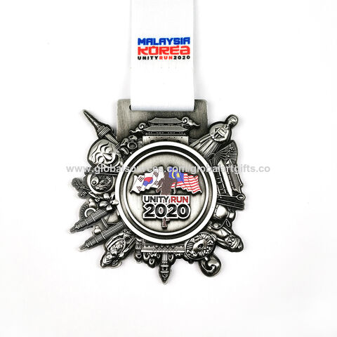 Buy Wholesale China Manufacturer Uv Print Medals Custom Zinc Alloy Running  Award & Marathon Medals at USD 1.32