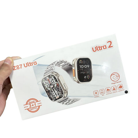 Achetez en gros Nouvelle Arrivée Z87 Ultra Avec 3 Différentes Sangles Carré  écran Doigt Capteur Fonction Boussole Nfc étanche Montres Intelligentes  Chine et Montres Intelligentes étanches à 7.9 USD