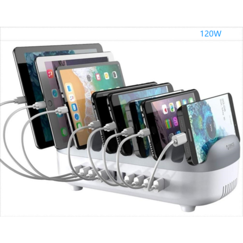 Station de charge USB pour 10 tablettes ou Smartphones
