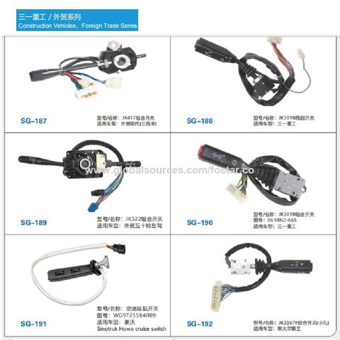 Combination Switch - Model CBS-1246, For Automotive/Truck Application