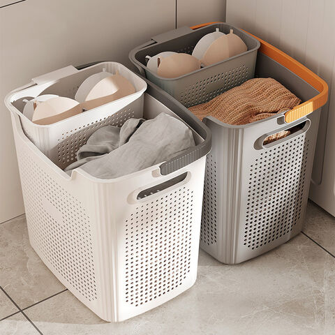 Cesta plegable para la ropa sucia, 3 unidades, cesta de almacenamiento  plegable de madera, cesta de almacenamiento plegable, cesta de artículos