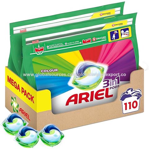 do ariel 3 in 1 pods contain fabric softener