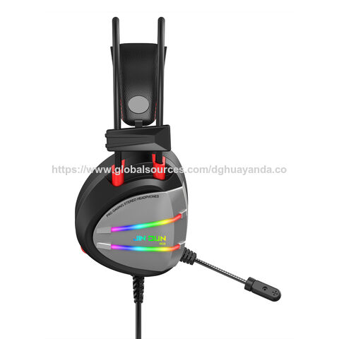 Brandneues Gaming-Headset mit RGB-Beleuchtung, 7.1-Sound und USB-Anschluss – Bestseller für PC