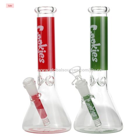 China Hookah Water Pipe Glass Bong Tobacco Smoking Pipe Beaker Base with  Stem Manufacturer and Supplier