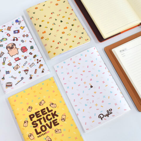 A5 A6 B5 Spiral Notebook Simple PP Cover Transparent Matte Line Grid Blank  Dot Notepad Diary