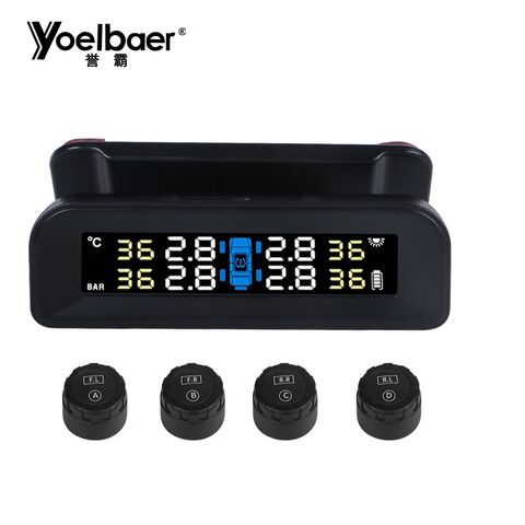 Sensor TPMS Externo de Alta Calidad, Sistema de Monitoreo de Presión de Neumáticos, Inalámbrico para Coche, Panel Solar para Parabrisas, Batería TPMS for sale at factory direct price