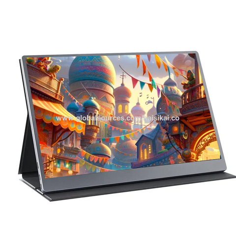 UPERFECT Moniteur Portable, 15,6 ", 1920 X 1080, Full HD, IPS, Avec Port HDMI/Type-C/USB-C, Pour PC, Ordinateur Portable, PS 3/4/5, Xbo, Switch, Etc